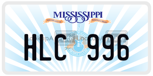 HLC996  license plate in MS