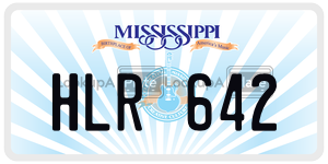 HLR642  license plate in MS
