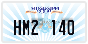 HM2140  license plate in MS