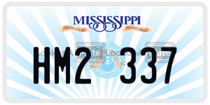 HM2337  license plate in MS