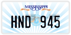 HND945  license plate in MS