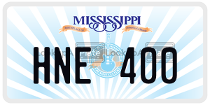 HNE400  license plate in MS
