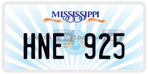 HNE925  license plate in MS