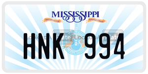 HNK994  license plate in MS