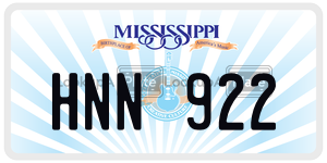 HNN922  license plate in MS