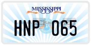 HNP065 license plate in Mississippi