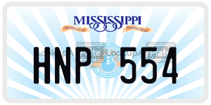 HNP554  license plate in MS