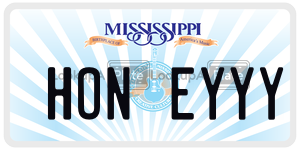 HONEYYY  license plate in MS