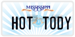 HOTTODY  license plate in MS