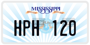 HPH120  license plate in MS