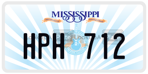 HPH712  license plate in MS