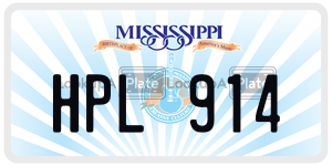 HPL914  license plate in MS