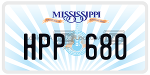 HPP680  license plate in MS