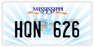 HQN626  license plate in MS