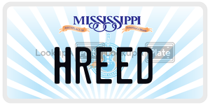 HREED  license plate in MS