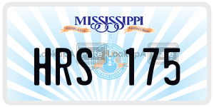 HRS175  license plate in MS