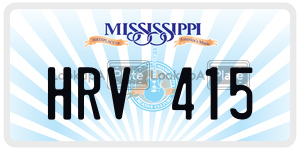 HRV415  license plate in MS