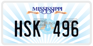 HSK496  license plate in MS