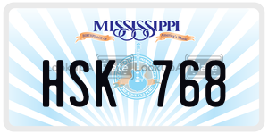 HSK768  license plate in MS