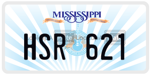 HSR621  license plate in MS