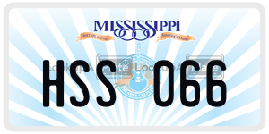HSS066  license plate in MS