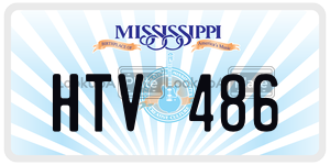 HTV486  license plate in MS