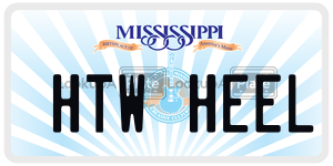 HTWHEEL  license plate in MS