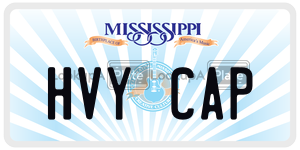 HVYCAP  license plate in MS