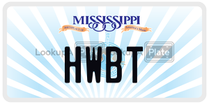 HWBT  license plate in MS