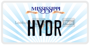 HYDR  license plate in MS