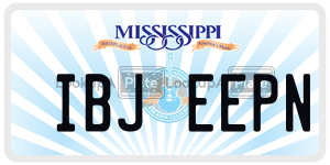 IBJEEPN  license plate in MS