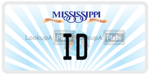 ID  license plate in MS