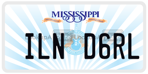 ILND6RL  license plate in MS