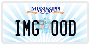 IMGOOD  license plate in MS