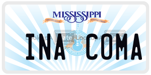 INACOMA  license plate in MS