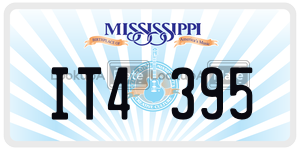 IT4395  license plate in MS