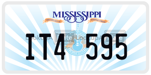 IT4595  license plate in MS
