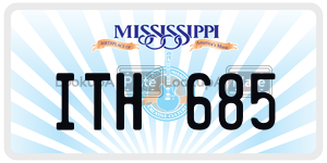 ITH685  license plate in MS