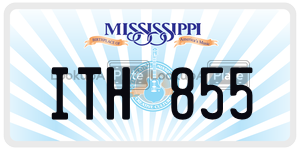 ITH855  license plate in MS