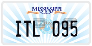 ITL095  license plate in MS