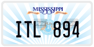 ITL894  license plate in MS