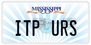 ITPURS  license plate in MS