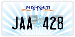 JAA428  license plate in MS