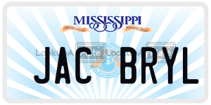 JACBRYL  license plate in MS