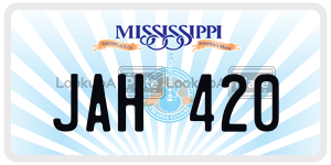 JAH420  license plate in MS
