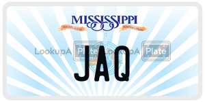 JAQ  license plate in MS