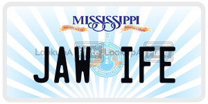 JAWIFE  license plate in MS