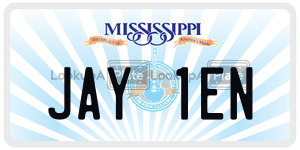 JAY1EN  license plate in MS