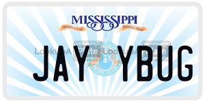 JAYYBUG license plate in Mississippi