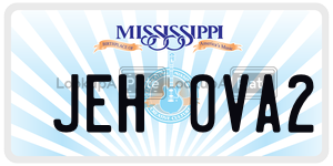 JEHOVA2  license plate in MS